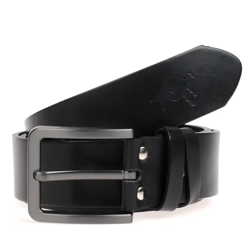 černý koženy pánsky opasek