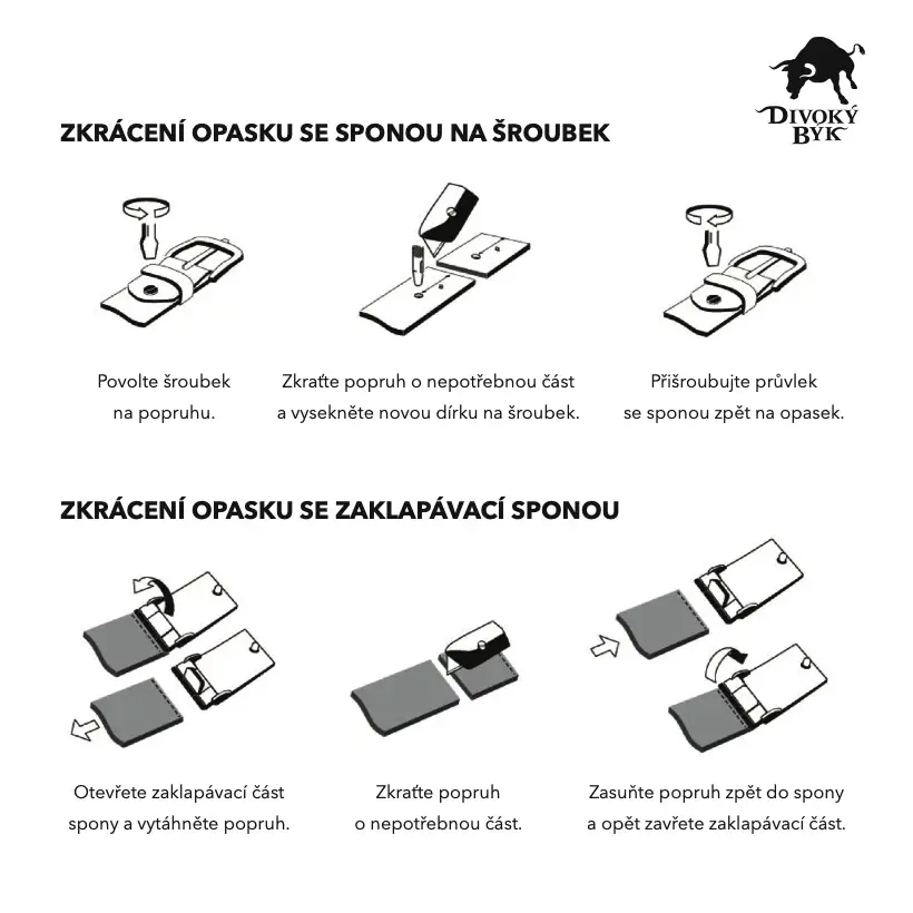 Dámský kožený bilý opasek 15mm 