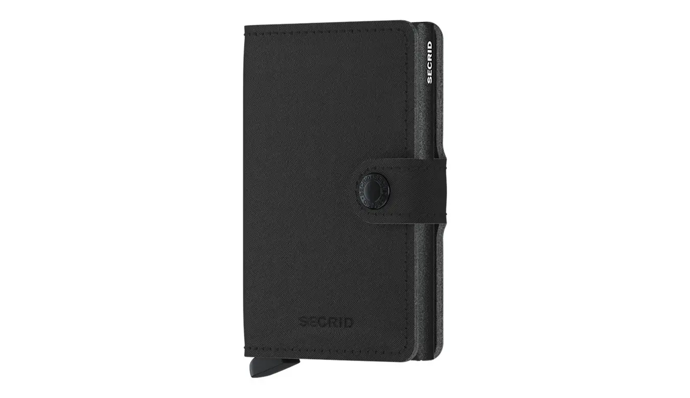 Černá peněženka SECRID Miniwallet Yard Powder Black