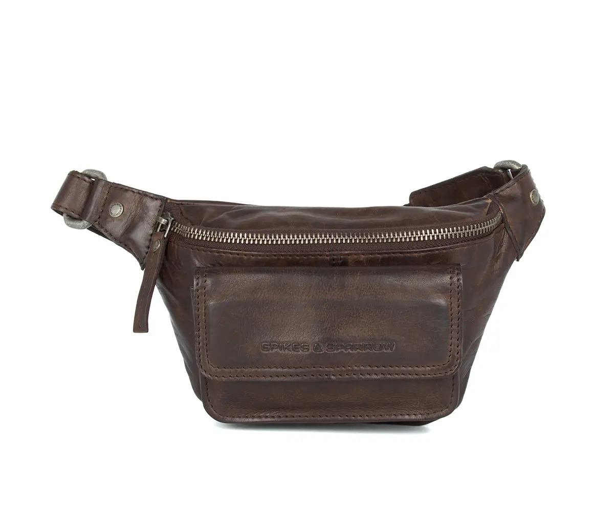 Hnědá kožená ledvinka SPIKES & SPARROW 38758267