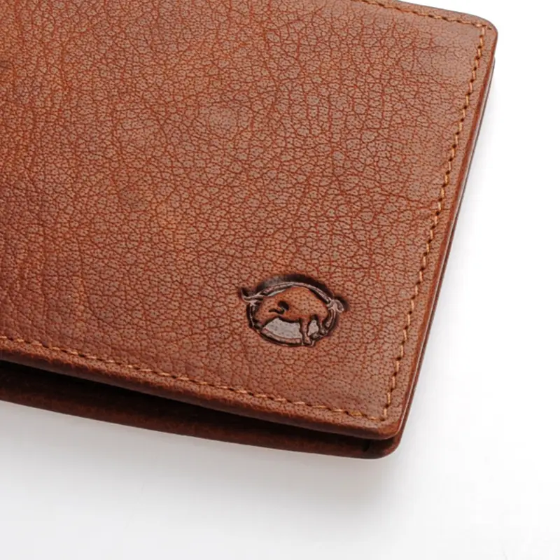 Cognac kožená dolarovka DIVOKY BYK