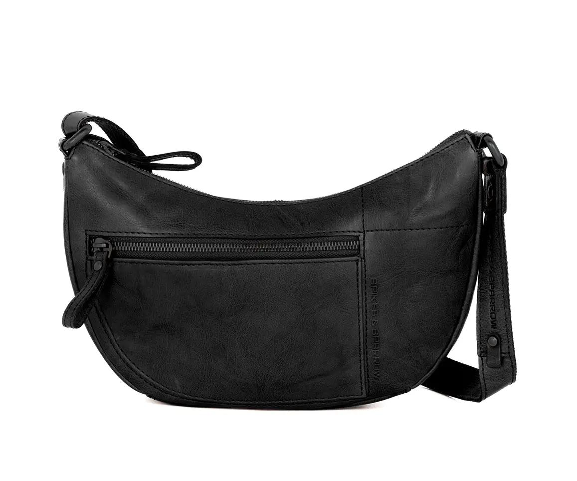 Černé kožená kabelka 58111200