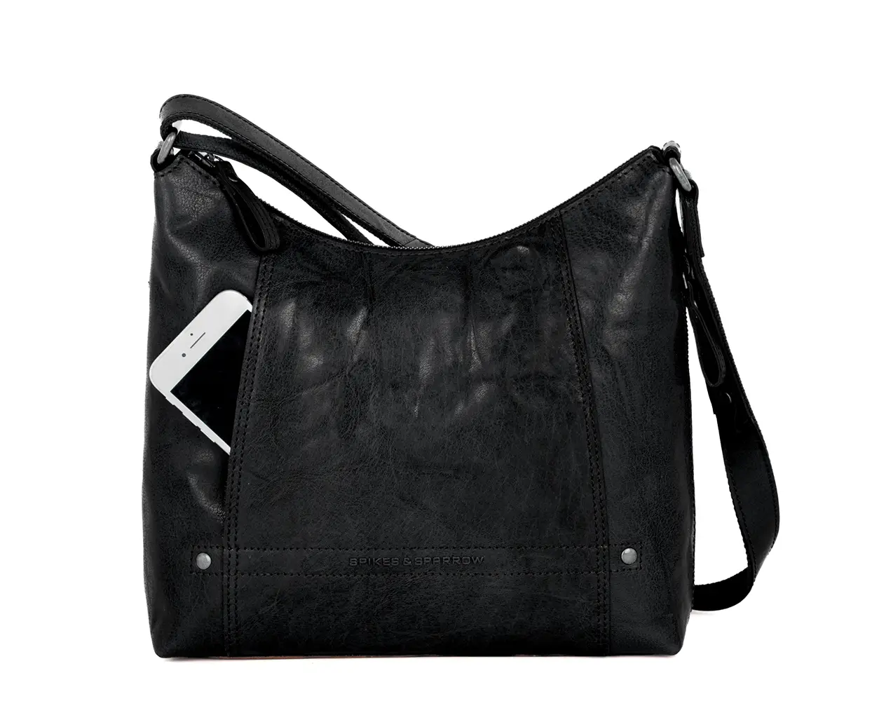 Černá kožene crossbody 58511000