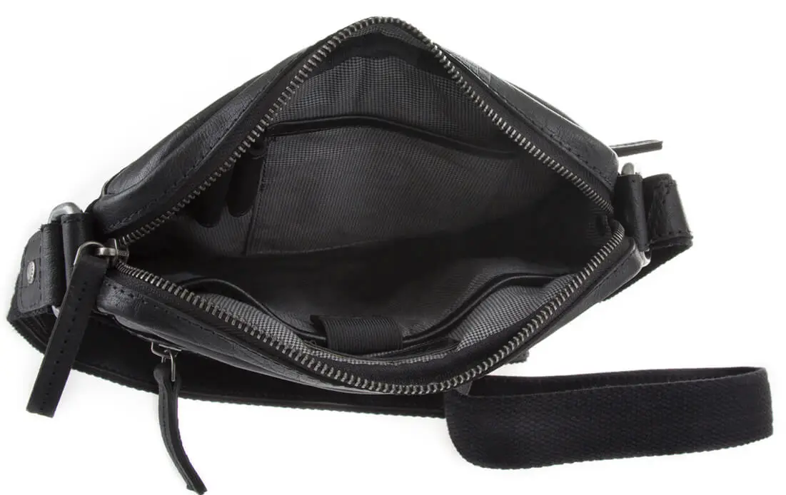 Tmavě hnědé kožené crossbody SPIKES & SPARROW